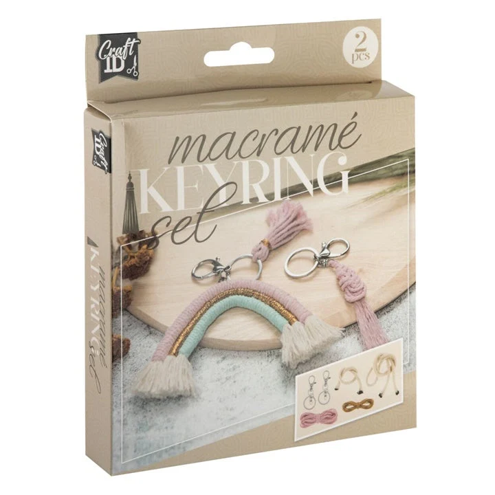 Macramé Keychain Making Set of 2
