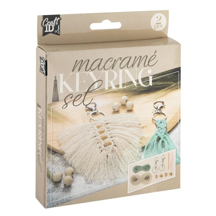 Macramé Keychain-Making Set, Set of 2