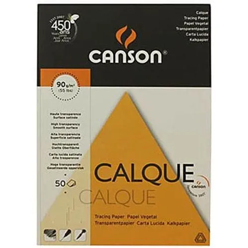 Calque Tracing Paper Pad 90gsm A4 50 sheets