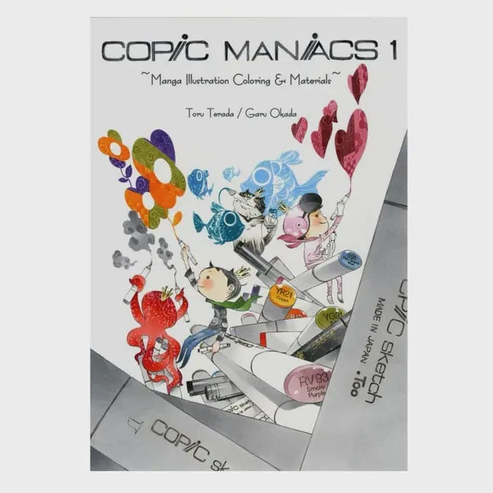 Copic Maniacs Manga Illustration Guide Book