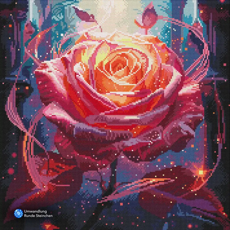 Diamond Painting - Herzflamme