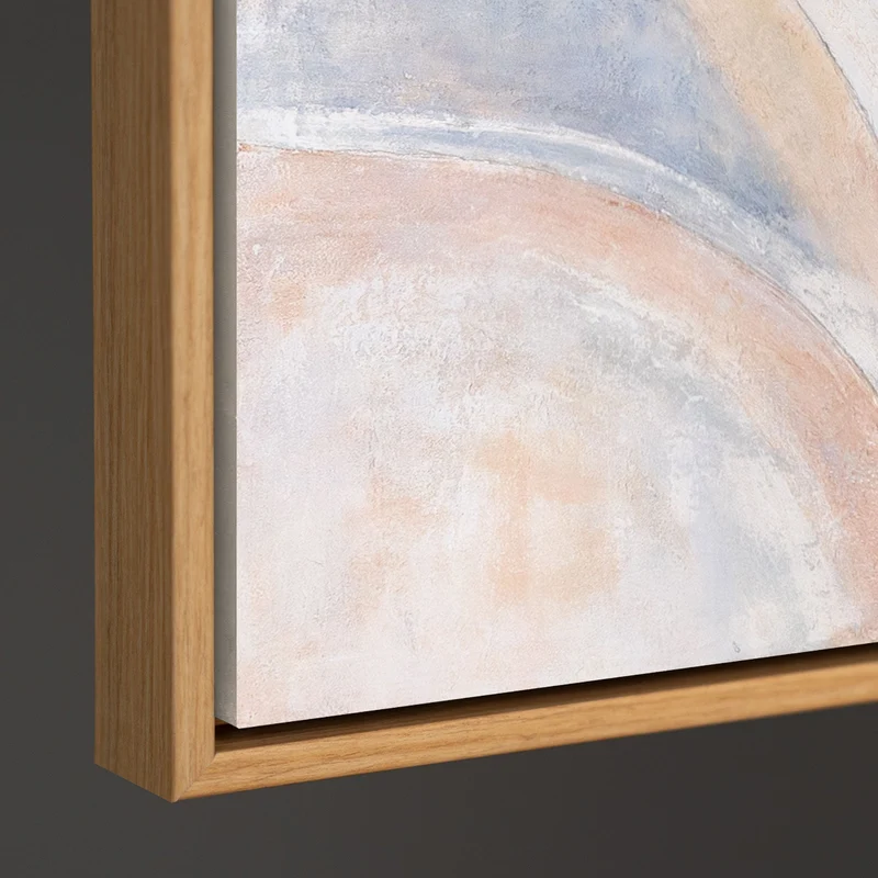 Handgemaltes Acrylbild für die Arztpraxis „Windlinien“