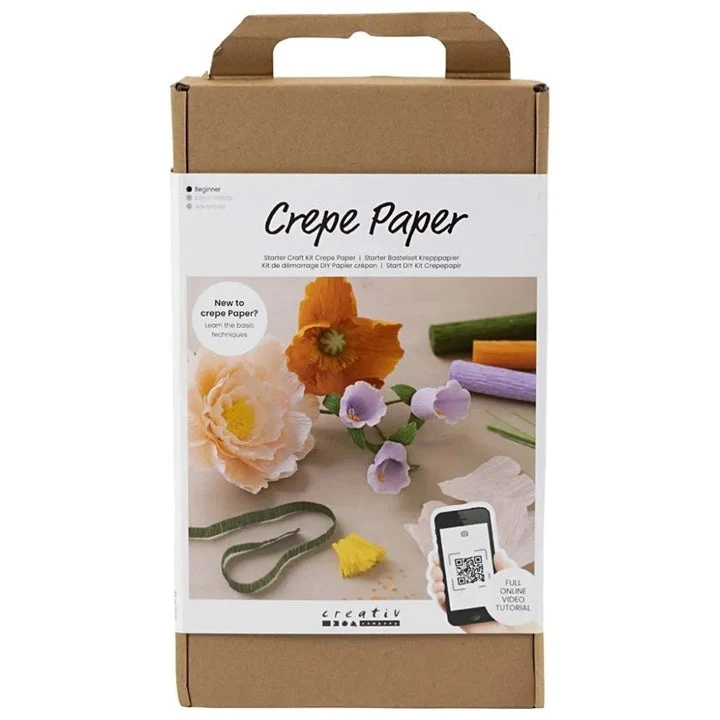 Crepe Paper Flower-Making Set for Beginners