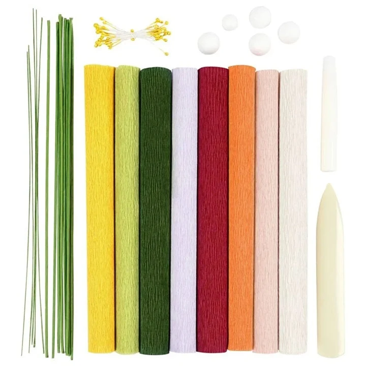 Crepe Paper Flower-Making Set for Beginners