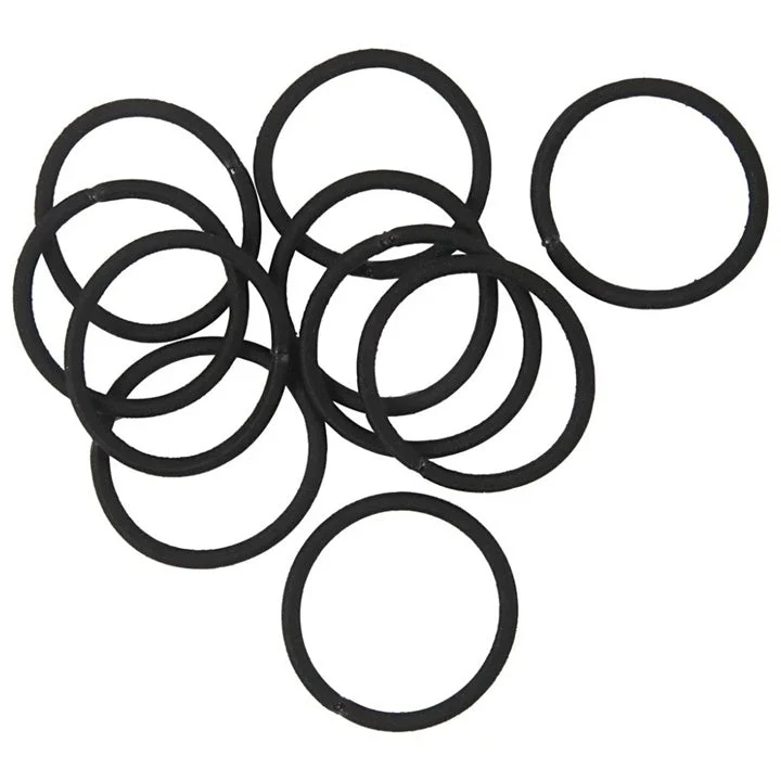 Black Elastic Hair Ties