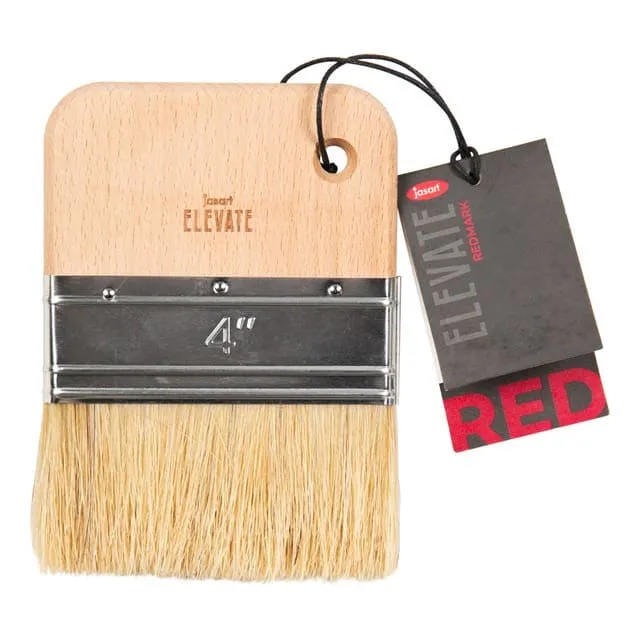Elevate Red Hog Paddle Brush