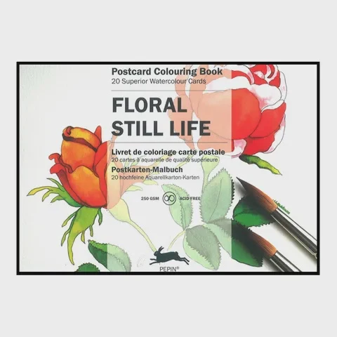 Postcard Colouring Book
