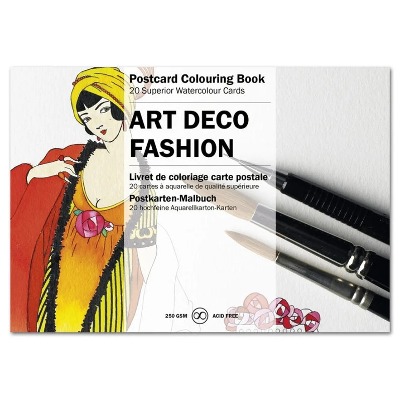 Postcard Colouring Book