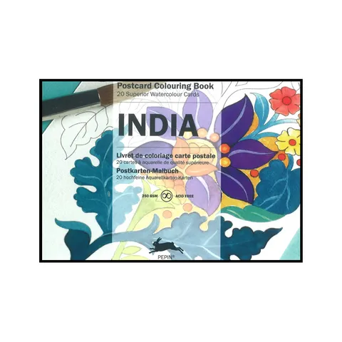 Postcard Colouring Book
