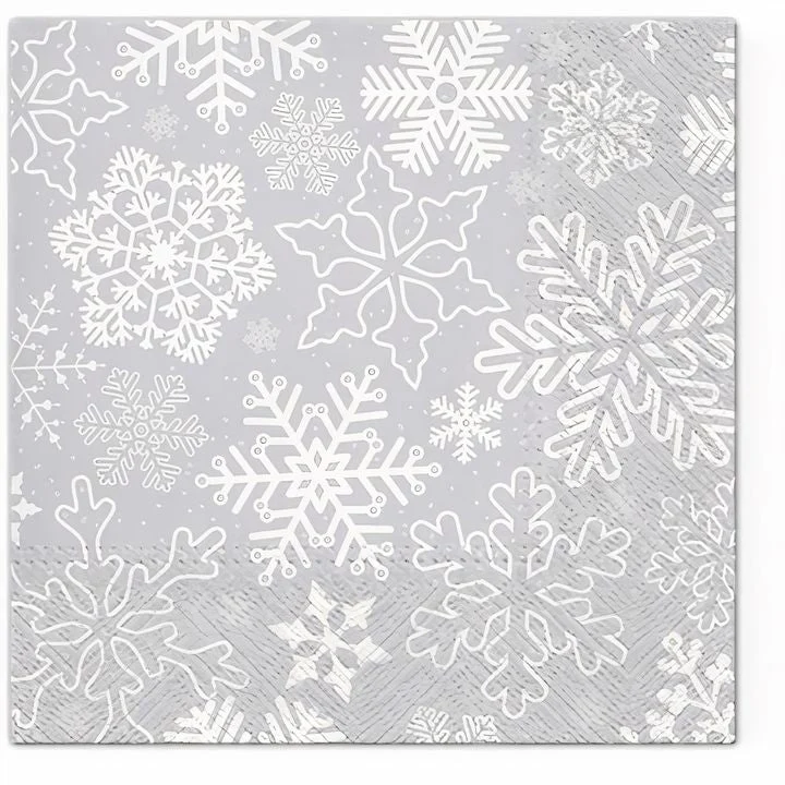 Decoupage Napkins Snowflakes - 1 pc