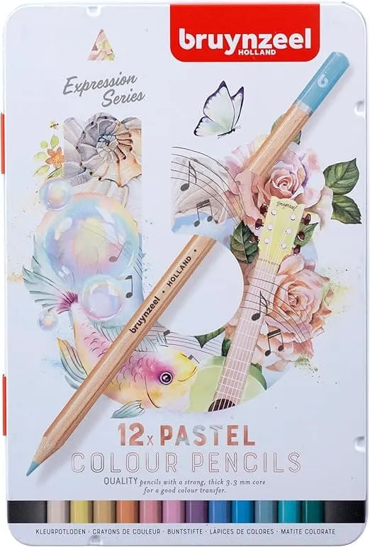Bruynzeel 12x Pastel Colour Pencils
