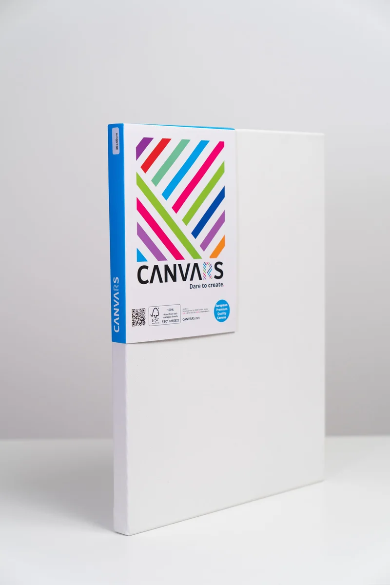 AS Canvars - Cyan Stretched Caravaggio Cotton Canvas