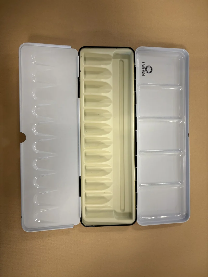 Rembrandt Watercolour Tube Storage Tin 12 x10ml