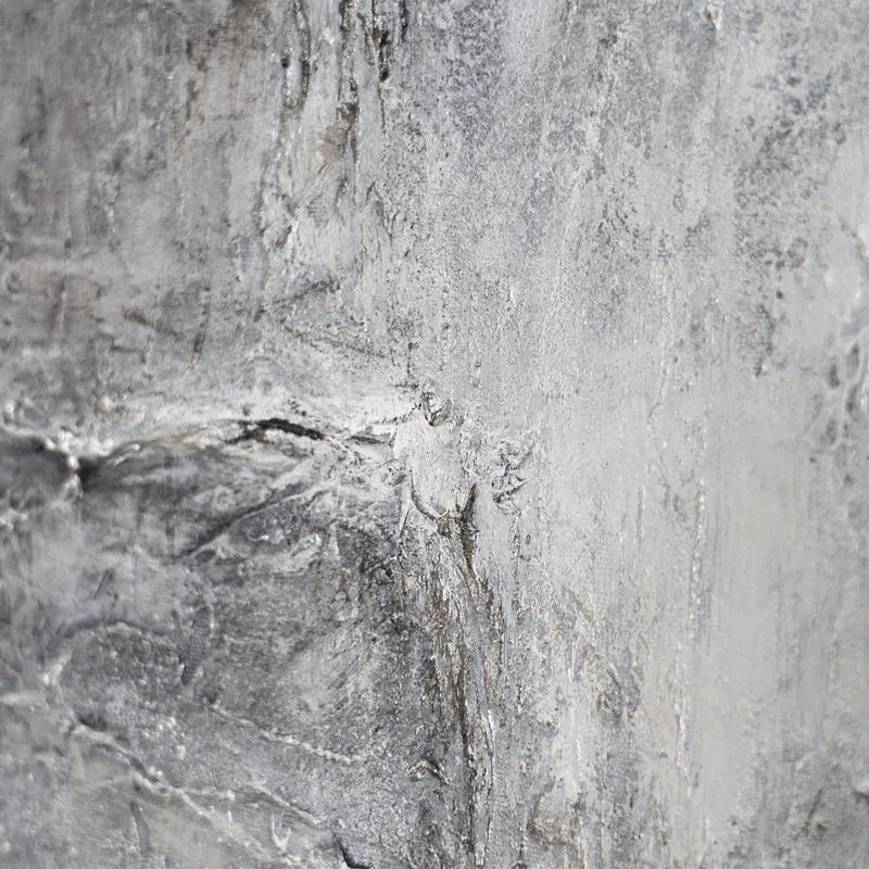 Handgemalte Bilder im Rahmen texturierte Abstrakte Kunst „Erinnerung des Steins“