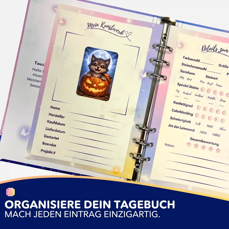 Aufkleber 5er-Set - Der jüngste der Mondwölfe