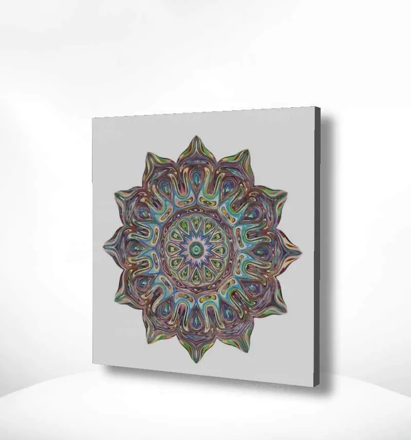 Malen nach Zahlen Mandala mit Farben
