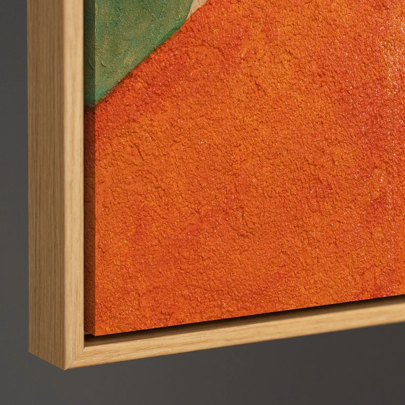 Moderne Acrylbilder mit geometrischer Struktur im Rahmen „Ordnung und Bewegung“