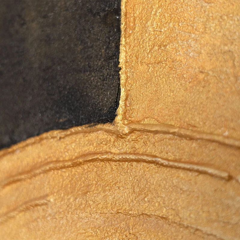 Gemälde mit Struktur und Geometrie im Rahmen „Form und Textur“