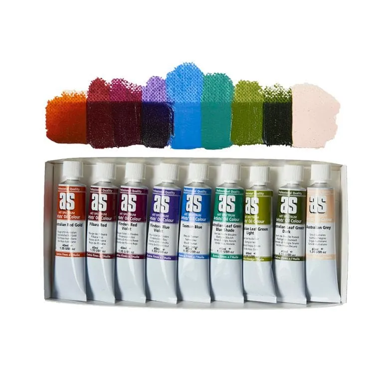 Art Spectrum Finest Artists' Oils Set (9 x 40ml) Australian Landscape