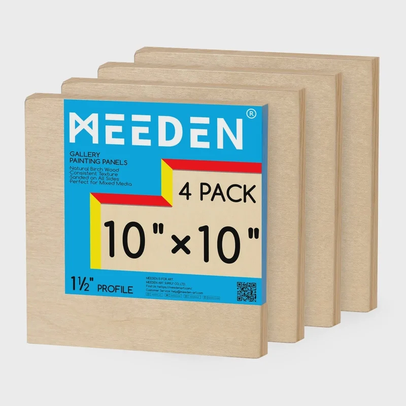 Meeden Wooden Painting Panels Multi Packs