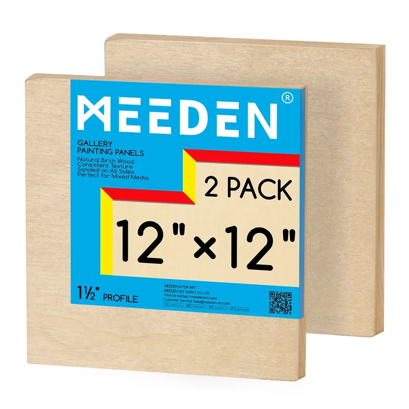 Meeden Wooden Painting Panels Multi Packs