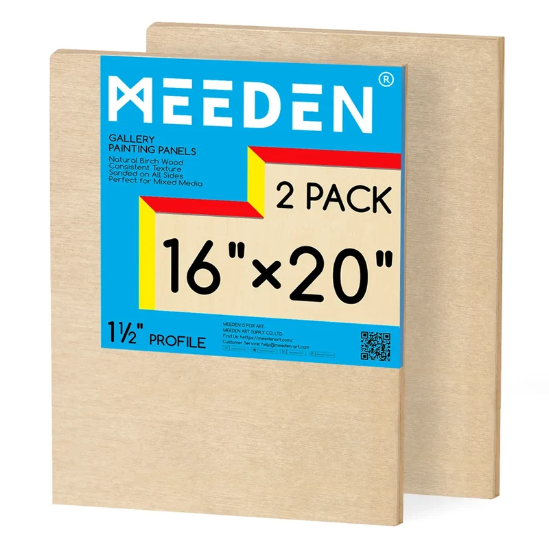 Meeden Wooden Painting Panels Multi Packs