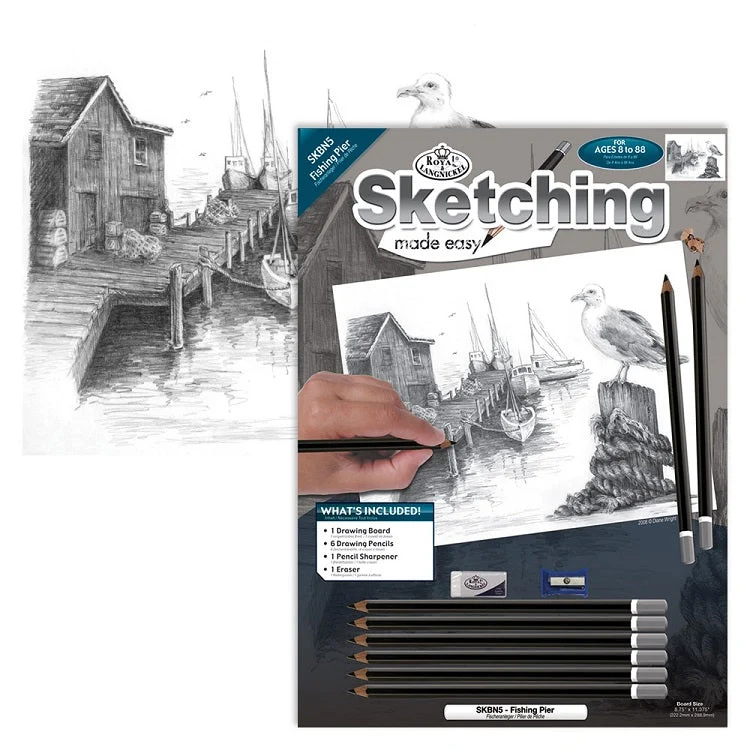 Royal & Langnickel Sketching Set - Harbor / 10-Piece