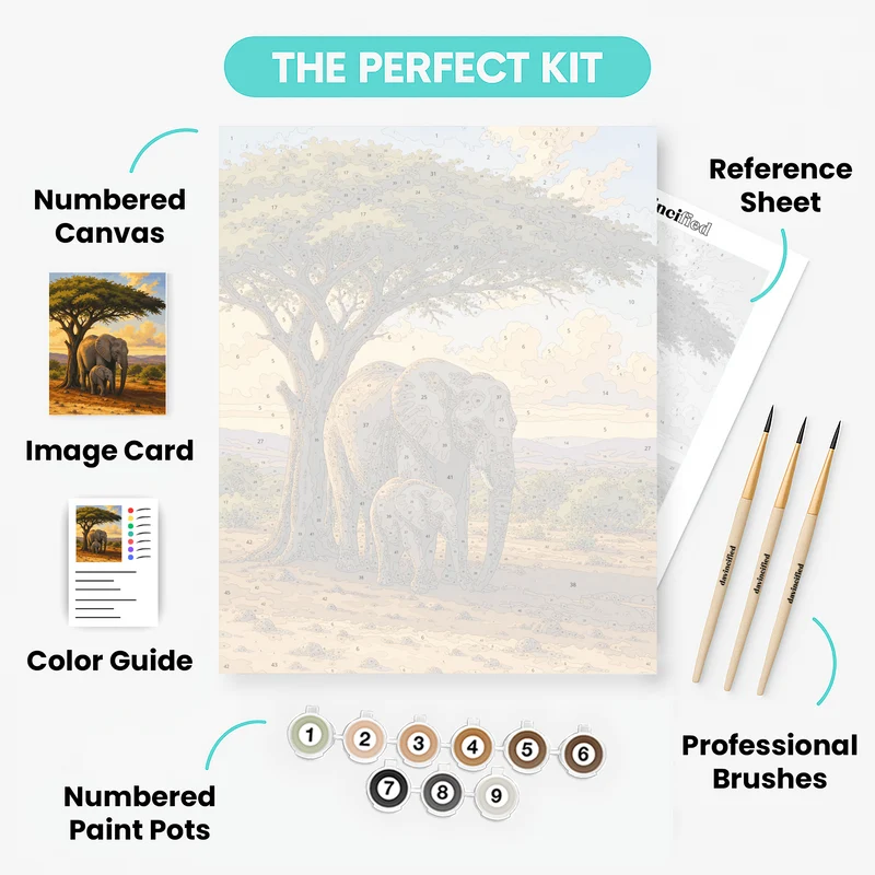 Acacia Shade Matriarch - Paint by Numbers Kit