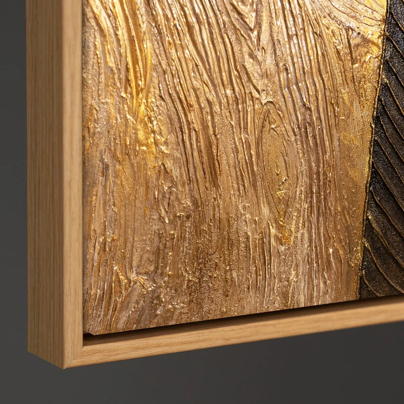 Moderne Acrylbilder mit Struktur und Naturtönen im Rahmen „Natürliche Ornamente“