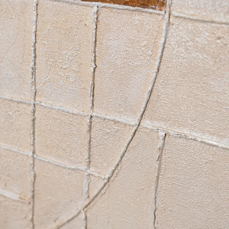 Abstrakte Gemälde mit Struktur und Geometrie im Rahmen „Linien und Kreise“