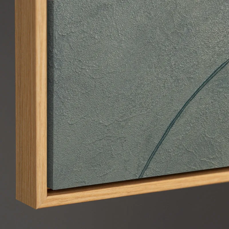 Acrylbilder als ruhige Wanddeko im Rahmen „Ewige Linie“