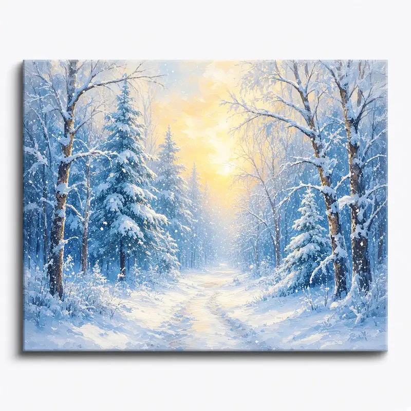 Malen nach Zahlen - Zauber des Winters
