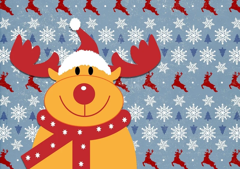 Malen nach Zahlen Rentier Weihnachten
