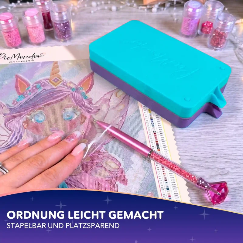 3D Glitzer Schiffchen M