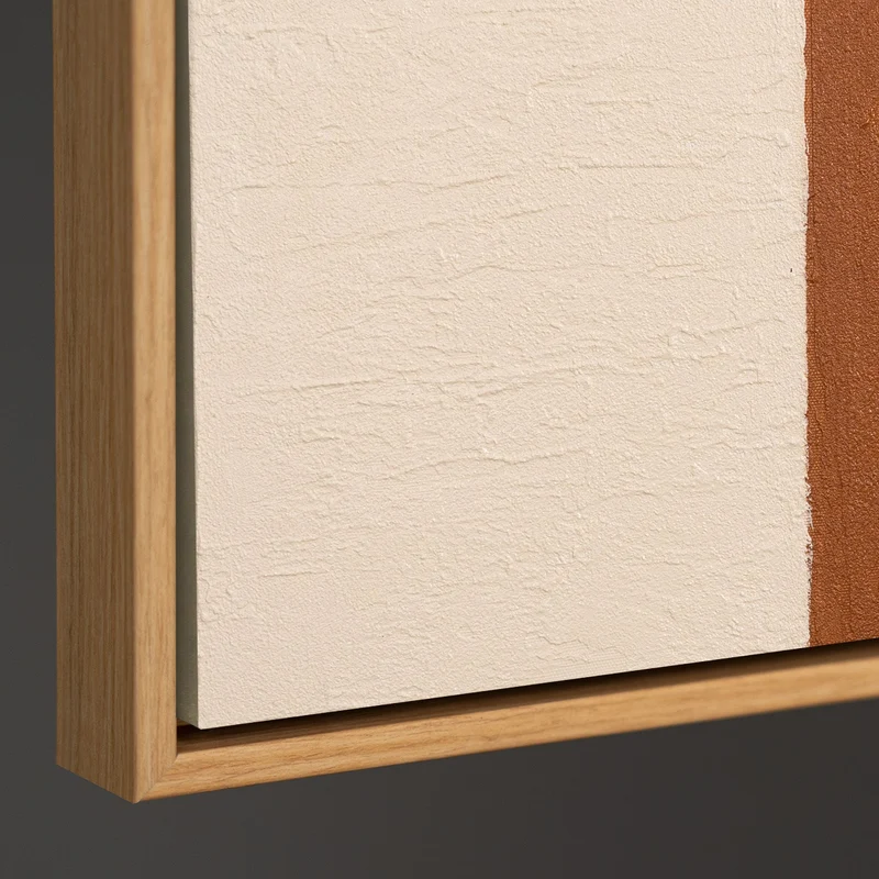 Modernes Wandbild im Rahmen „Sphäre der Balance“ auf Leinwand