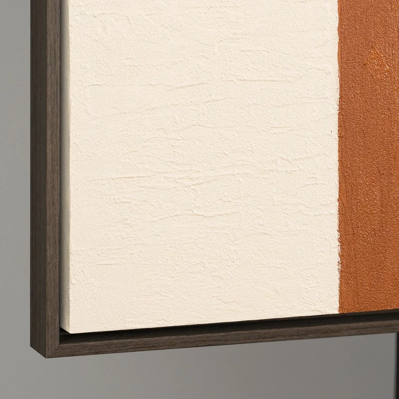 Modernes Wandbild im Rahmen „Sphäre der Balance“ auf Leinwand