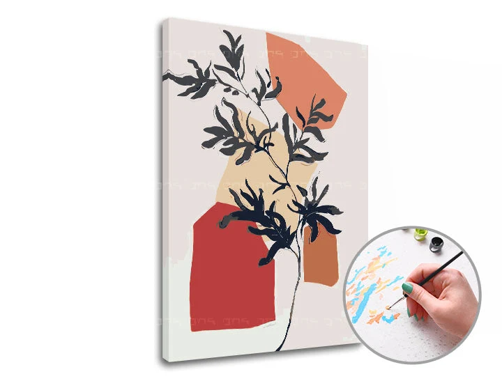 LINE OF NATURE Paint by Numbers | Low Difficulty
