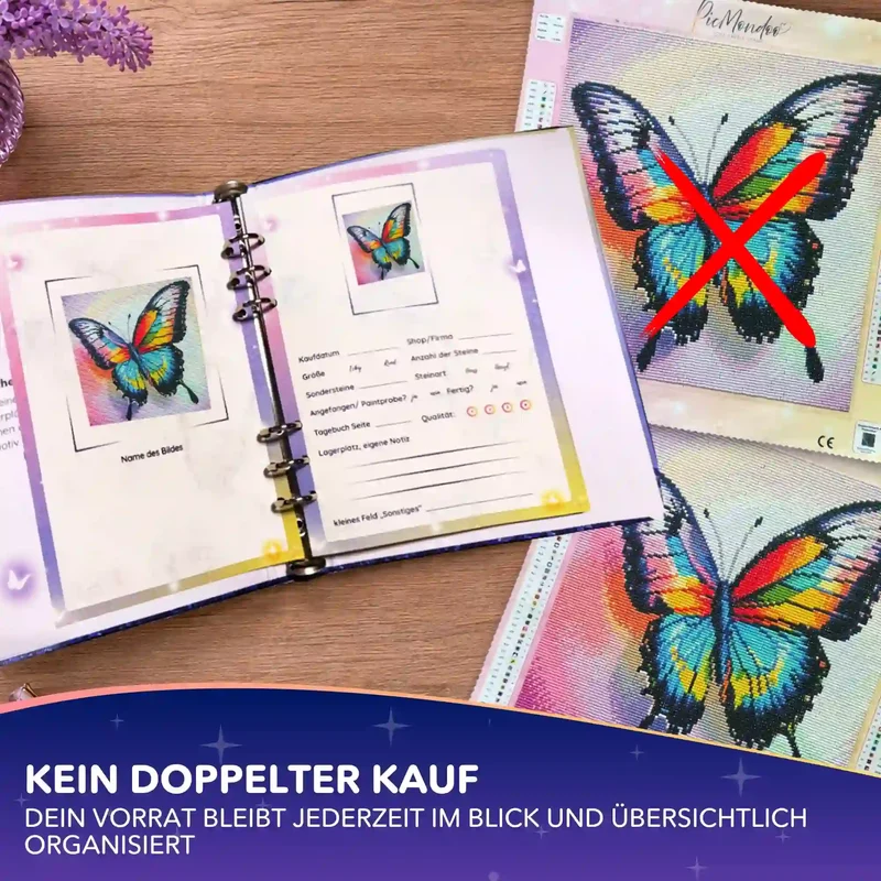 Diamond Painting Vorratsbuch