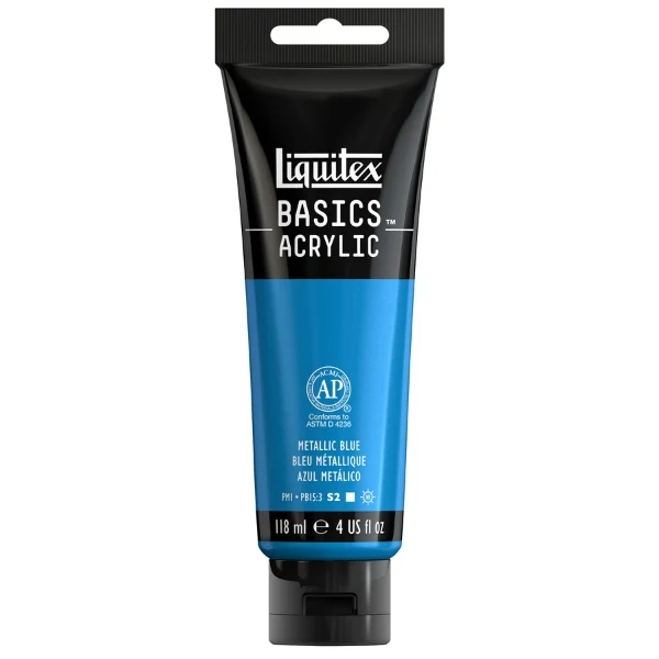Liquitex - Basics Acrylic Colour - 118ml - Metallic Blue
