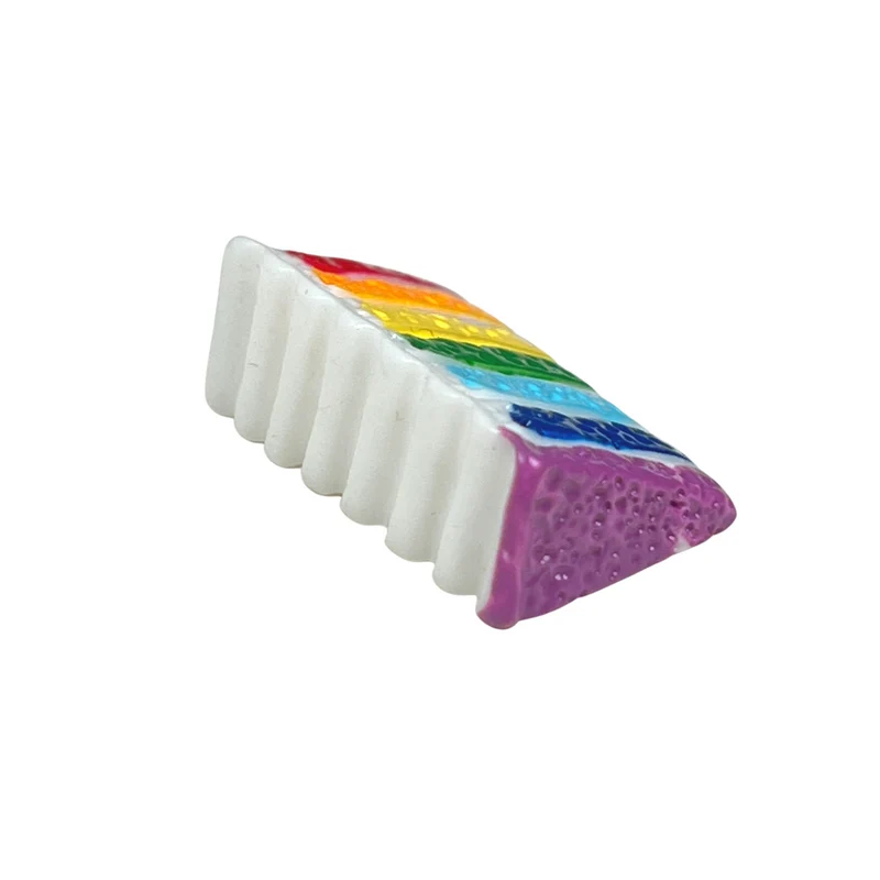 Regenbogen Tortenstück