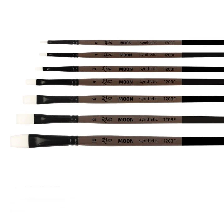 ROSA Synthetic Flat Brush MOON 1203F