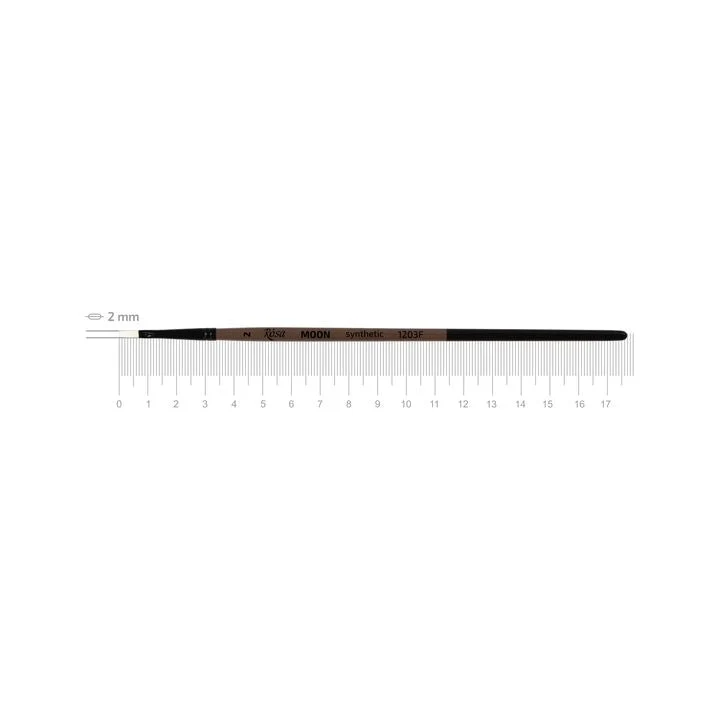 ROSA Synthetic Flat Brush MOON 1203F