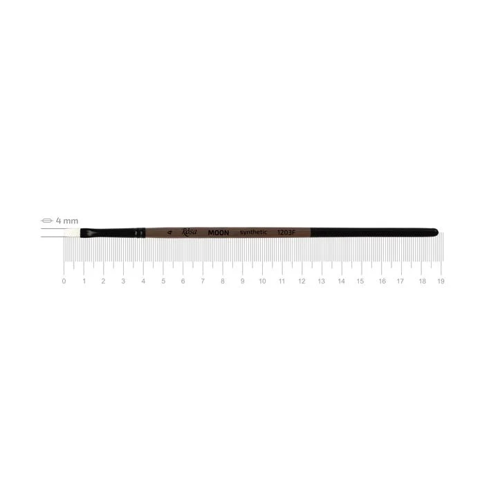 ROSA Synthetic Flat Brush MOON 1203F
