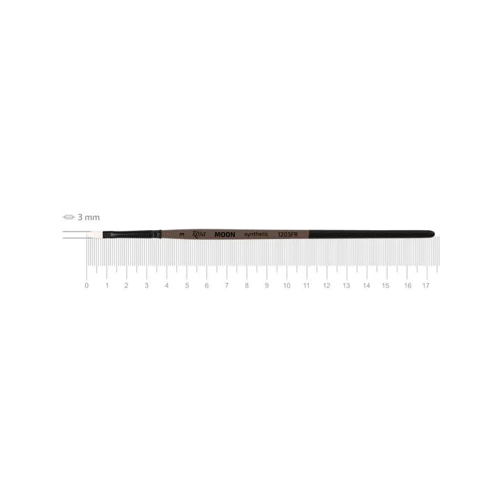 ROSA MOON Synthetic Oval Brush 1203FR