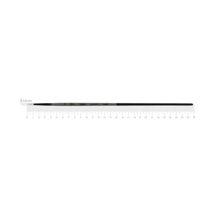 ROSA TERRA 1608R Synthetic Round Brush