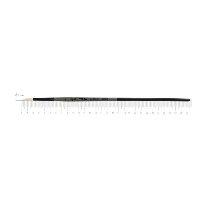 ROSA TERRA 1608R Synthetic Round Brush