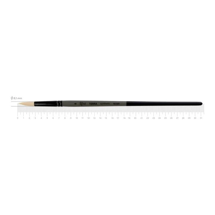 ROSA TERRA 1608R Synthetic Round Brush