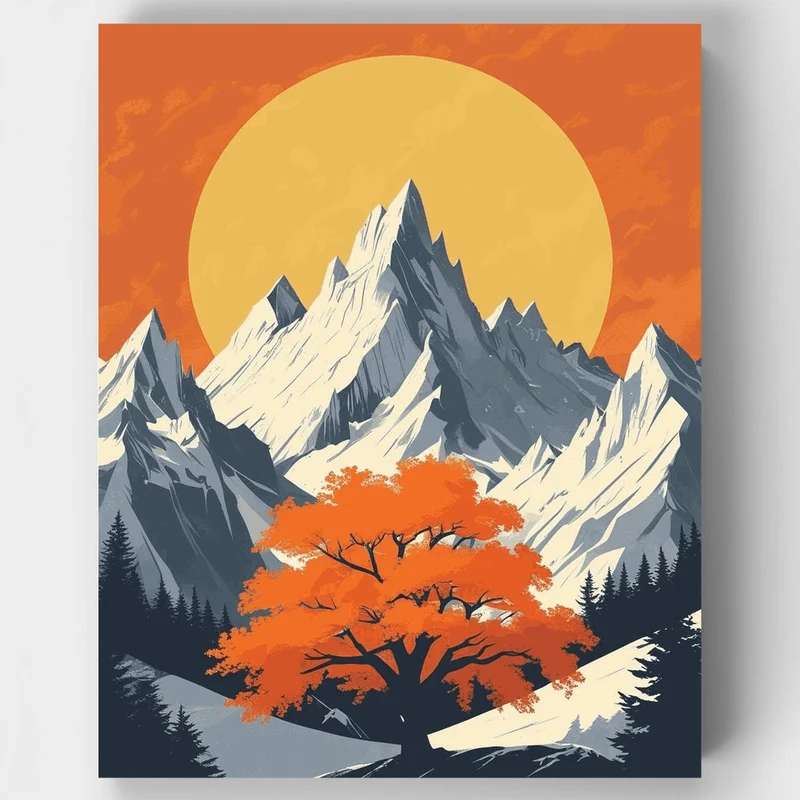 Sagarmatha National Park - Paint by Numbers Kit
