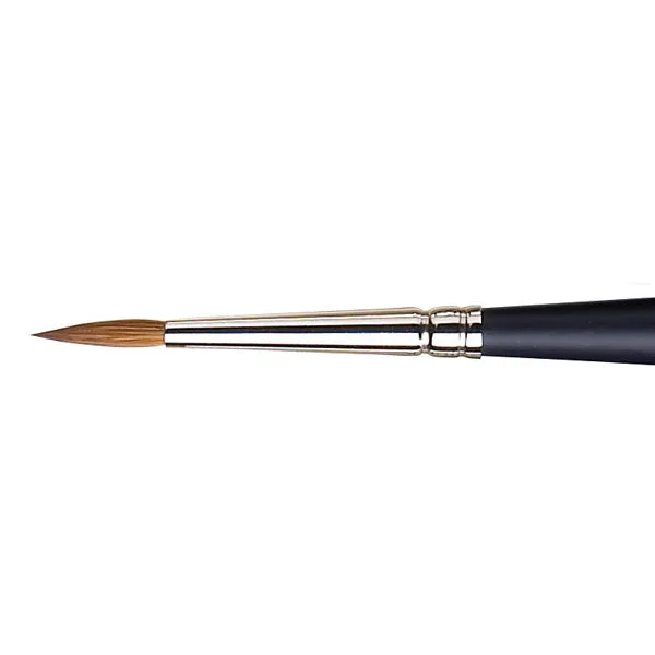Winsor and Newton - Artists' Watercolour Sable Round Short Handle Brush - No. 4