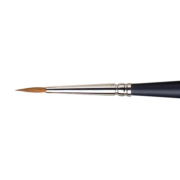 Winsor and Newton - Artists' Watercolour Sable Round Short Handle Brush - No. 2